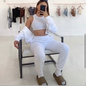 Pure White Thick Sweats ❄️